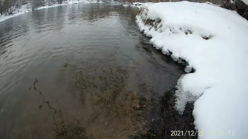 Река Ока. Река, которая зимой не замерзает. Лучшее место для зимних тренировок на каяке.
