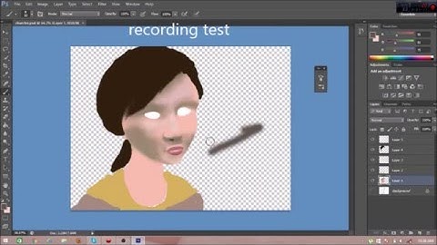 Record speed paintings in photoshop
