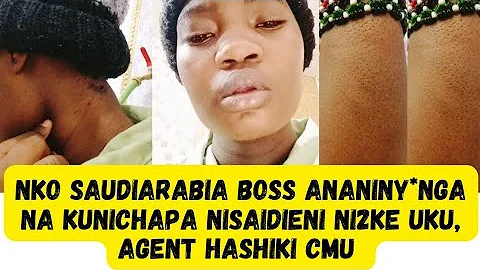 😭NISAIDIENI NI2KE #SAUDIARABIA BOSS ANANINY*NGA NA KUNICH*PA NIKIMUOMBA SALARY, NKO NA MPK ALAMA AKI