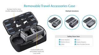 StarTech com Unisex Backpack Ergonomic Computer Bag with Removable Accessory Case Laptop Tablet Pock screenshot 5