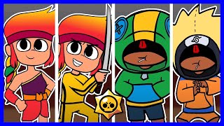 ⭐️ AMBER & LEON - BRAWL STARS ANIMATION NEW SKINS IDEAS #9