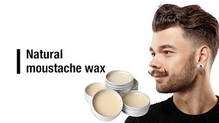 Natural moustache wax