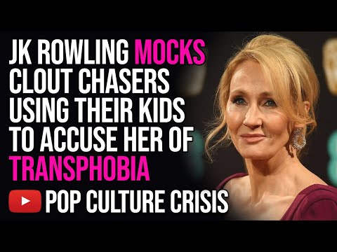 JK Rowling MOCKS Twitter Clout Chasers Using Their Supposed Kids to Accuse Her of Transphobia