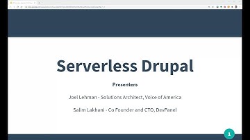 Serverless Drupal with Voice of America