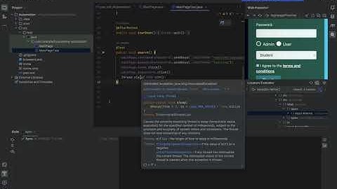 Aqua IDE- Test Automation Editor for Selenium needs - Inspect WebElements  inside Code Editor