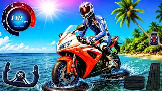 リアル・ウォーター・サーファー・バイク・レーシング3D | 水上バイクスタント - Androidゲームプレイ screenshot 3