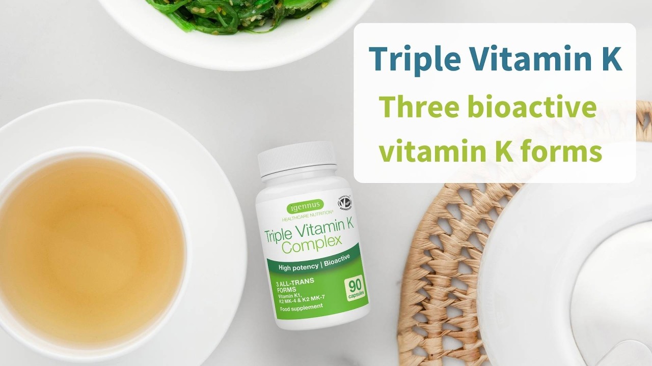 Igennus Triple Vitamin K 2700mcg Mk4 Mk7 | Bone Health Kenya