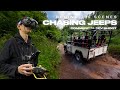 Commercial fpv drone shoot  chasing jeeps at todds leap  bts
