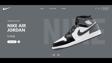 🔥Build a Modern Nike Website Using React JS & Tailwind CSS | Full Tutorial