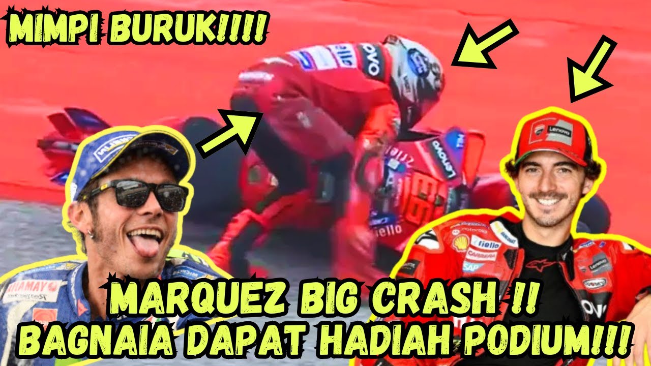 Blunder Fatal! Marc Marquez Terjatuh di MotoGP Amerika 2025, Takluk di ...