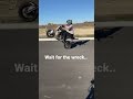 Girl Wrecks Learning to Wheelie