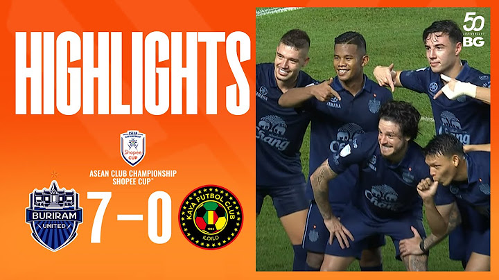 HIGHLIGHTS : Buriram United 7-0 Kaya FC–Iloilo | SHOPEE CUP 2024/25 (GROUP B) MATCHDAY 2