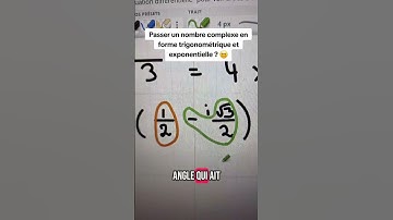 Forme trigonométrique et exponentielle d