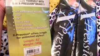X-pressions kanekalon braid hair