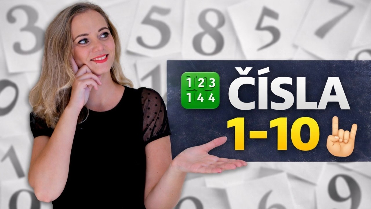 ČÍSLA ve znakovém jazyce 🤟 | Naučte se znaky 1–10