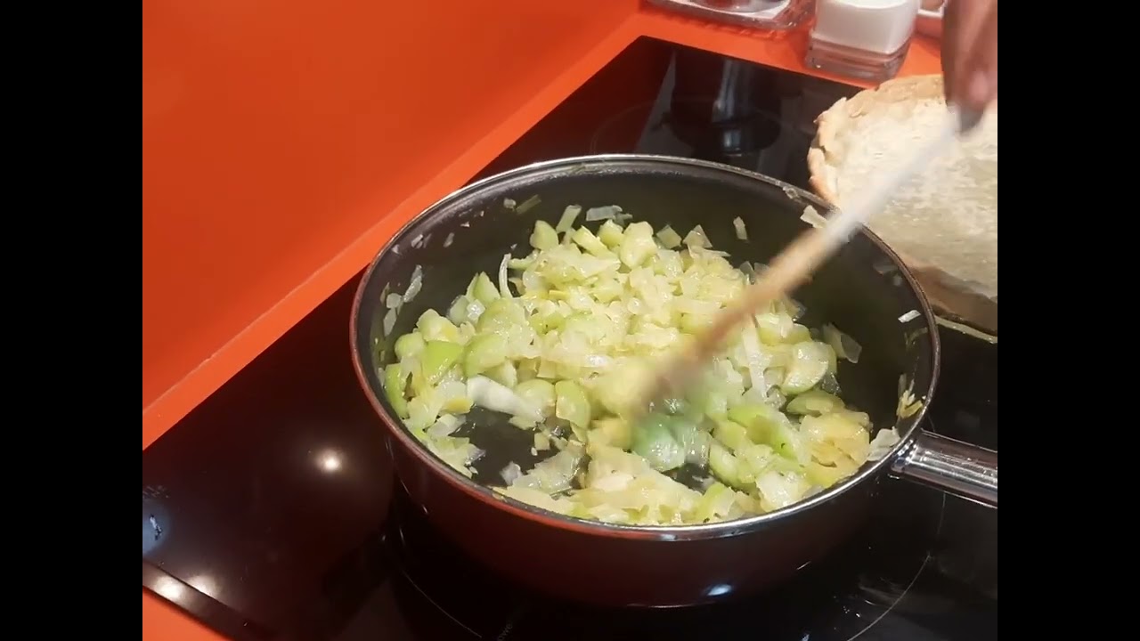 Quiché de calabacin y queso de cabra