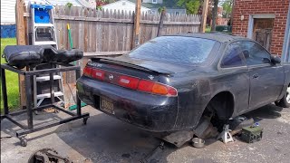 240sx S14 plastic gas tank repair -Failed