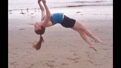 Back Handspring Layout Stepout Tutorial With Coach Meggin