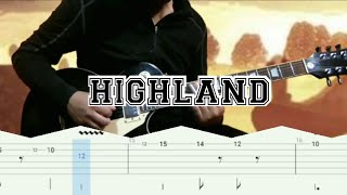 How to play | highland-Blackmore&#39;s Night(guitar solo with Tab lesson)