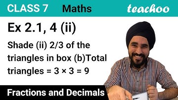 Ex 2.1, 4 (ii) - (ii) 2/3 of the triangles in box - Teachoo