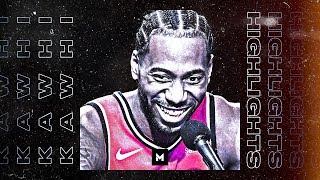 Kawhi Leonard Best Highlights Raptors 18-19 Season Part 1 Clip Session