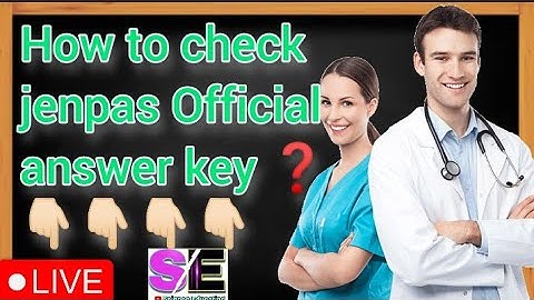 How to find jenpas Official Answer key | Check jenpas Official answer key