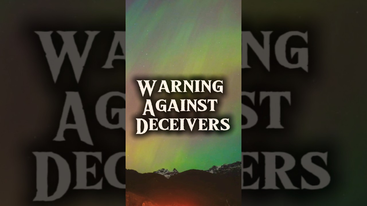 Warning Against Deceivers#deception#false teachers#antichrist#truth#doctrine#Jesus