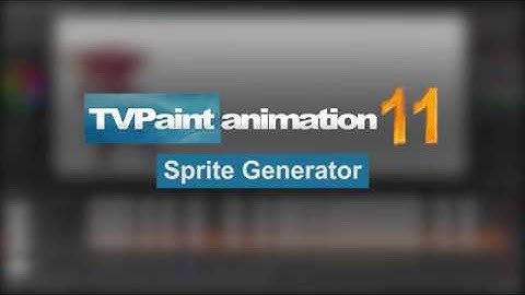 How to generate a sprite sheet from an animation | TVPaint Animation 11.0.8 Tutorial