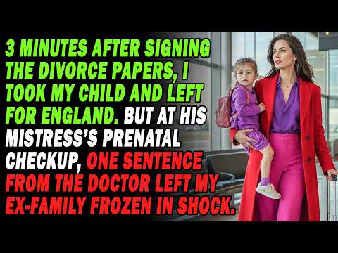 After Divorce, I Took My Child To UK. At His Pregnant Mistress’s Checkup, One Line Froze Them. 😲🤰
