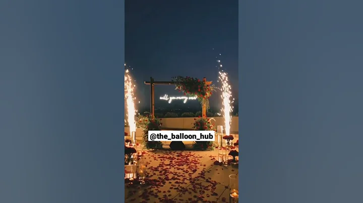 Surprise Proposal decorations for gf/love #viral #surprise #video #lovestatus #proposal #ytshorts