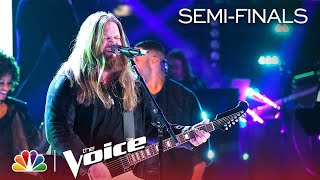 Chris Kroeze Is Pure Country Rock on "Can't You See" - The Voice Live Semi-Final, Top 8 Performances