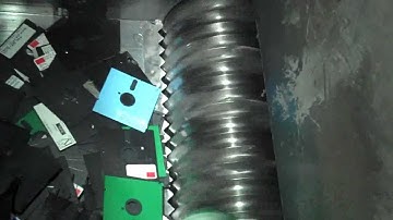 Floppy Disk Destruction by RECORDSHRED