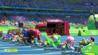 【マリオ＆ソニック AT リオオリンピック】ヨッシーの100m走【Wii U】