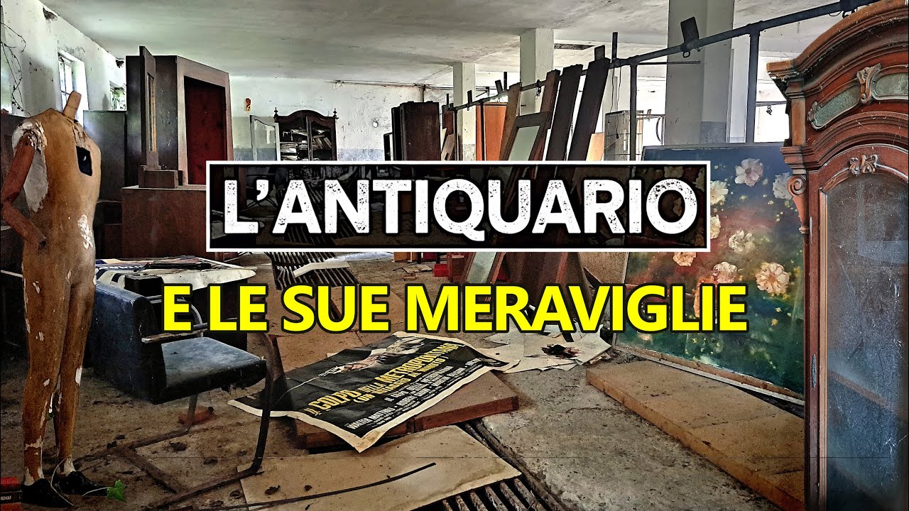 C'E' ANCORA DI TUTTO NEL DEPOSITO ABBANDONATO DELL'ANTIQUARIO