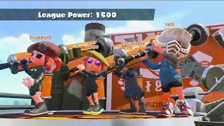 Facing Four Dynamo Rollers in Camp Triggerfish Splat Zones!