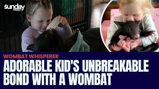 Adorable Kid's Unbreakable Bond With A Wombat