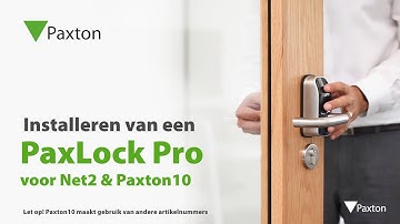 Hoe installeer ik een PaxLock Pro?