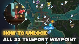 Download lagu Unlock All 22 Teleport Waypoint in Fontaine 4.1 | Genshin Impact Fontaine