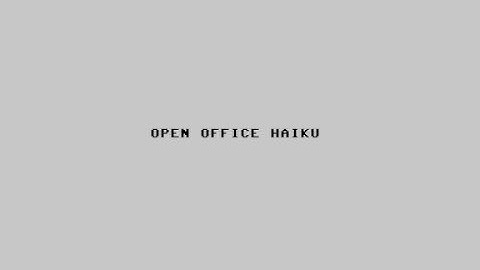 C64 Demo: Open Office Haiku By Fantastic 4 Cracking Group! 17 April 2025!