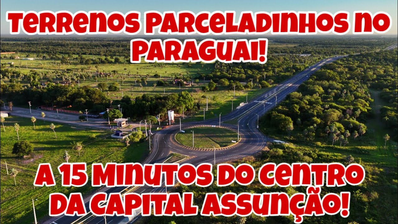 Terrenos Parceladinhos Próximo a Capital Assunção!    Vem que eu te Mostro!
