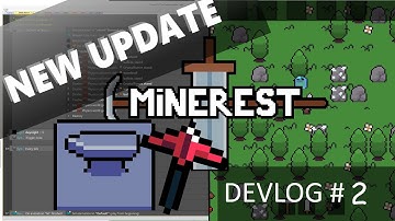 Adding a crafting system for my Procedurally Generated Indie game | Minerest devlog #2
