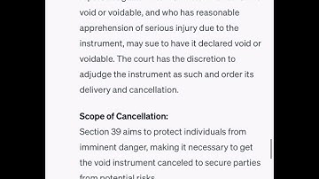 Cancellation of Instrument From SPECIFIC RELIEF ACT,1877