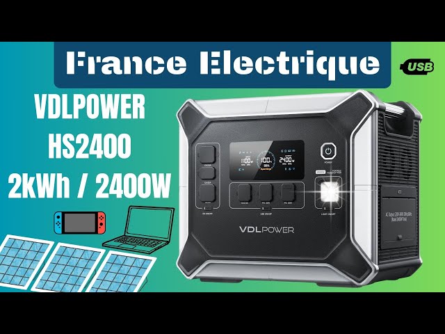 Powerful 2400W Battery with 2kWh Capacity - VDL Power — Eightify