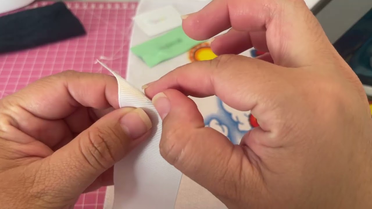 COMO ESTAMPAR NOMES EM FITAS 🎀 COM FERRO DE PASSAR