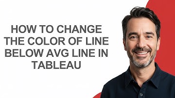 How to Change The Color Of Line Below Avg Line In Tableau - KevinHowTo