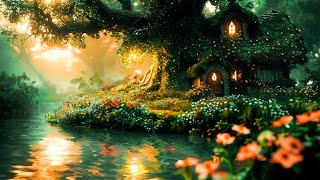 Enchanted Fairy Treehouse ✨ Magical Forest Music - Deep Sleep, Anxiety Relief, Heals the Soul