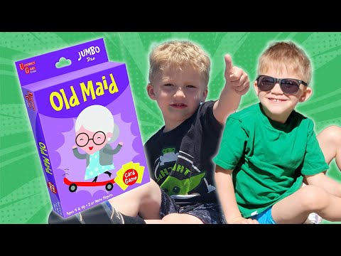 Get The Maid You LOSE! Kids Playing the Old Maid Card Game