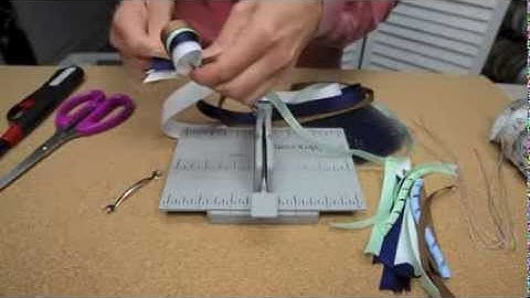Bowdabra Video Tutorial Funky Loopy Hair Bow Instructions