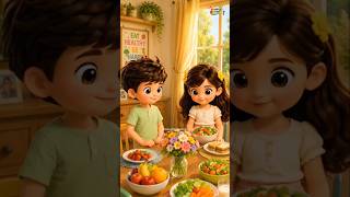 “Fun Dining Table Talks For kids" #KidsLearning #DiningTable #KidsConversation #shortvideo #shorts