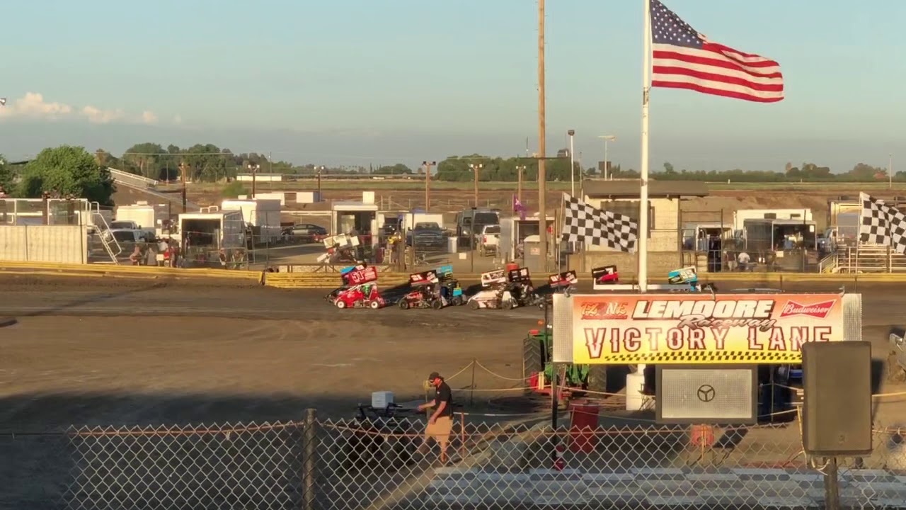 Lemoore Raceway 4/27/29 Jr Sprint Heat Cash - YouTube